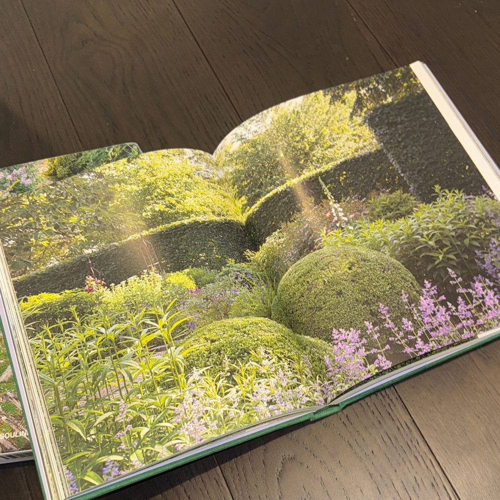 Assouline Hamptons Gardens Book with Green and Purple Cover - Picture 6 of 6